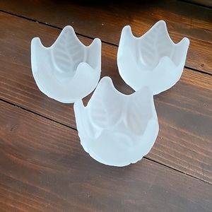 Vintage Partylite votive holders set of 3
